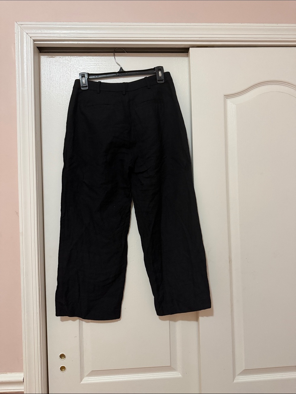 Lauren Ralph Lauren Black Cropped Wide-Leg Pants - Picture 2 of 3